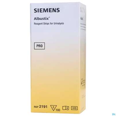 Diagnostika U.zubehoer Albustix Teststreifen Siemens Harnanalyse 50st, A-Nr.: 4340069 - 02