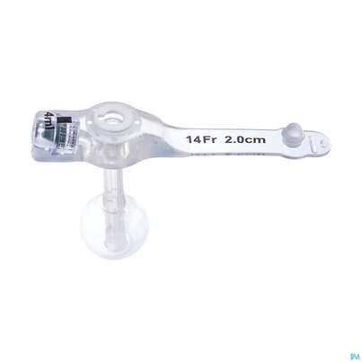 Sie sehen eine Packung Ernaehrungssonde Flocare/minisoft Button Austauschsonde Ch 14/3,0cm 1st, Produktbild: 01 Ernaehrungssonde Flocare/minisoft Button Austauschsonde Ch 14/3,0cm 1st, A-Nr.: 5198024 - 01