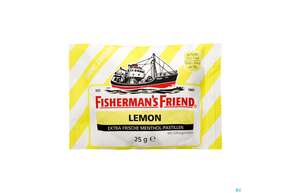 Fisherman&amp;#039;s Friend Pastillen Ohne Zucker Lemon Beutel 25g, A-Nr.: 2143790 - 01
