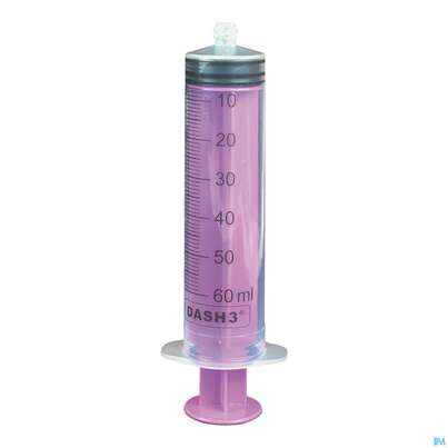 Sie sehen eine Packung Flocare Spritze Enfit 60ml 10st, Produktbild: 01 Flocare Spritze Enfit 60ml 10st, A-Nr.: 4355869 - 01