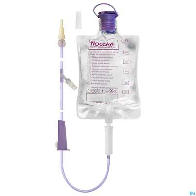 Sie sehen eine Packung Flocare Top Beutel Enfit Schwerkraft 10st, Produktbild: 02 Flocare Top Beutel Enfit Schwerkraft 10st, A-Nr.: 4355591 - 02