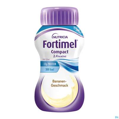 Fortimel/compact/2.4 125ml Vitalflasche Banane 24st, A-Nr.: 4293950 - 01