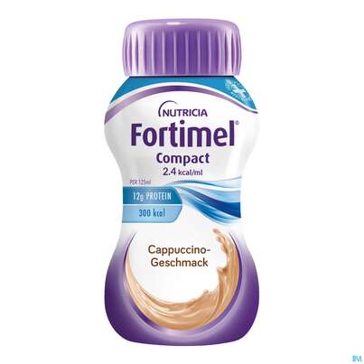 Fortimel/compact/2.4 125ml Vitalflasche Cappuccino 24st, A-Nr.: 4293973 - 01