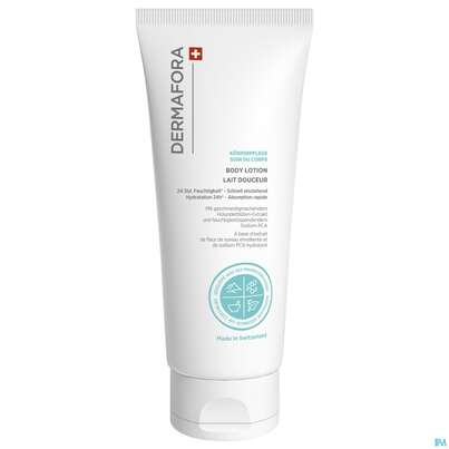 Sie sehen eine Packung Dermafora Koerperpflege Body Lotion 200ml, Produktbild: 02 Dermafora Koerperpflege Body Lotion 200ml, A-Nr.: 5561335 - 02