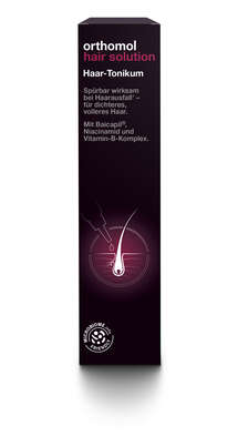 Sie sehen eine Packung Orthomol Hair Solution, Produktbild: 01 Orthomol Hair Solution, A-Nr.: 5955620 - 01