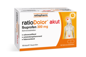 ratioDolor® akut Ibuprofen 300 mg Filmtabletten, A-Nr.: 5536136 - 01
