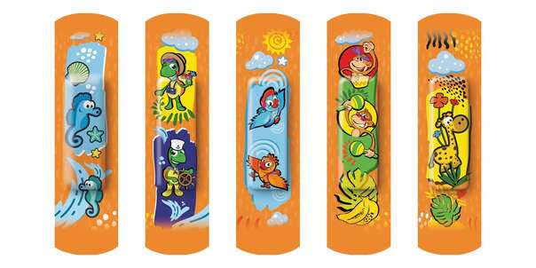 Nexcare™ Happy Kids Pflaster, 19 mm x 72 mm, 20/Packung, A-Nr.: 5360186 - 02