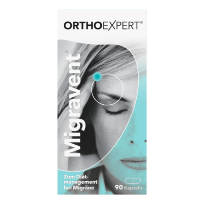 Sie sehen eine Packung Migravent® Kapseln, Produktbild: 01 Migravent® Kapseln, A-Nr.: 4020927 - 01