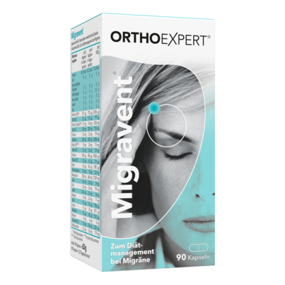 Sie sehen eine Packung Migravent® Kapseln, Produktbild: 02 Migravent® Kapseln, A-Nr.: 4020927 - 02