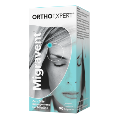 Sie sehen eine Packung Migravent® Kapseln, Produktbild: 03 Migravent® Kapseln, A-Nr.: 4020927 - 03