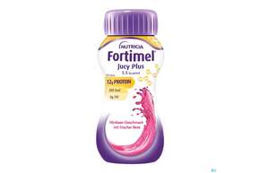 Fortimel/jucy Plus Fluessig 200ml Himbeere Frische Note 4st, A-Nr.: 5808563 - 01