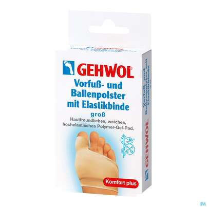 Gehwol Vorfuss+ballenpolster +elastikbinde Gross Nr.64 1st, A-Nr.: 4853975 - 01