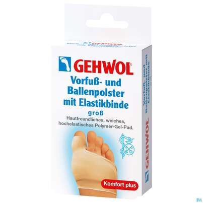 Gehwol Vorfuss+ballenpolster +elastikbinde Gross Nr.64 1st, A-Nr.: 4853975 - 02