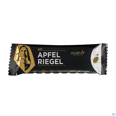 Sie sehen eine Packung Gewusst Wie Bio Hildegard Riegel Rohkost Apfel 30g, Produktbild: 01 Gewusst Wie Bio Hildegard Riegel Rohkost Apfel 30g, A-Nr.: 5228185 - 01