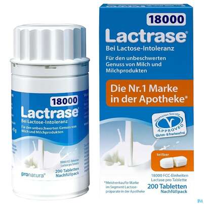 Lactrase Tabl/im Nachfuellpack 18.000 Fcc -pro Natura 200st, A-Nr.: 5817585 - 02