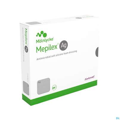 Wundverband Mepilex Silikon Ag 15x 15cm 5st, A-Nr.: 3627277 - 01