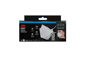 3M™ 9320D+ Aura™ Einweg-Partikel-Atemschutzmaske, FFP2, ohne Ventil, 3/Packung, A-Nr.: 5628855 - 01