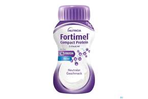 Fortimel/compact/protein 125ml/trinknahrung Neutral 4st, A-Nr.: 5282517 - 01