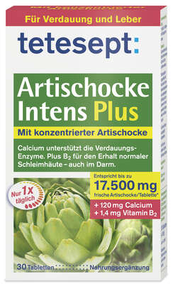 tetesept Artischocke Intens Plus Fta 30 Stk., A-Nr.: 5354777 - 01