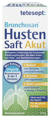 tetesept Bronchosan HustenSaft Akut100ml, A-Nr.: 5388635 - 01