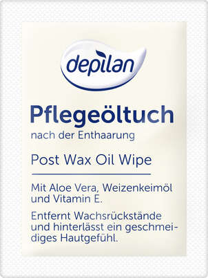 Sie sehen eine Packung Depilan Kaltwachsstreifen Body 20Stk, Produktbild: 03 Depilan Kaltwachsstreifen Body 20Stk, A-Nr.: 4094110 - 03