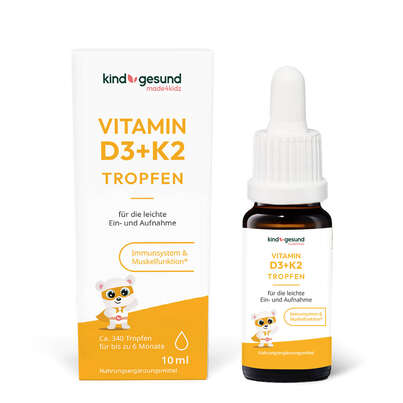 Vitamin D3+K2 Tropfen für Kinder, A-Nr.: 5940050 - 01