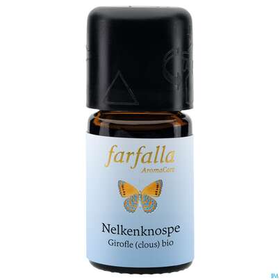 Sie sehen eine Packung Aetherische Oele Farfalla Bio Grand Cru Nelkenknospe 5ml, Produktbild: 02 Aetherische Oele Farfalla Bio Grand Cru Nelkenknospe 5ml, A-Nr.: 4866067 - 02