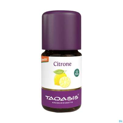 Sie sehen eine Packung Aetherische Oele Taoasis Bio/demeter Citrone 5ml, Produktbild: 01 Aetherische Oele Taoasis Bio/demeter Citrone 5ml, A-Nr.: 5384494 - 01
