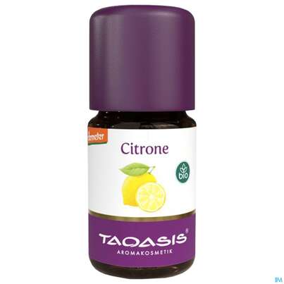 Sie sehen eine Packung Aetherische Oele Taoasis Bio/demeter Citrone 5ml, Produktbild: 02 Aetherische Oele Taoasis Bio/demeter Citrone 5ml, A-Nr.: 5384494 - 02