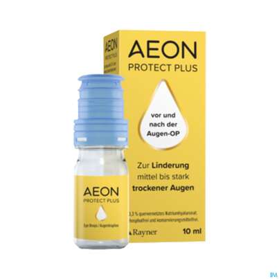 Sie sehen eine Packung Augentropfen Aeon Protect Plus Ae-pro+1 10ml, Produktbild: 01 Augentropfen Aeon Protect Plus Ae-pro+1 10ml, A-Nr.: 4966828 - 01