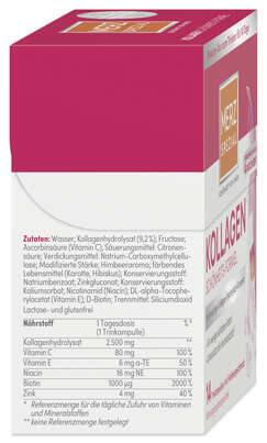 Sie sehen eine Packung Merz Spezial Kollagen Schönheitsformel Trinkampullen 14x25ML, Produktbild: 02 Merz Spezial Kollagen Schönheitsformel Trinkampullen 14x25ML, A-Nr.: 5406250 - 02