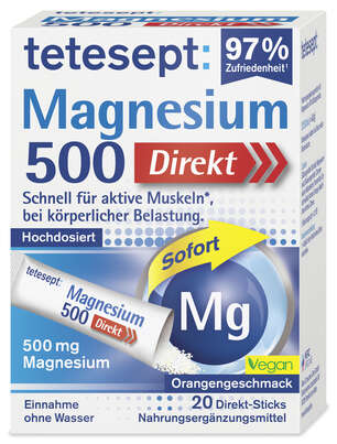 tetesept Magnesium 500 direkt Stick 20 Stk., A-Nr.: 5664868 - 01