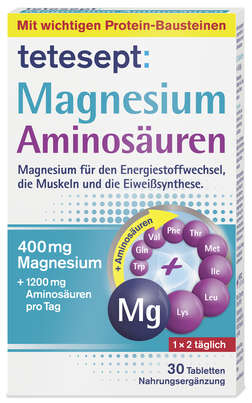 tetesept Magnesium Aminosäuren 30 St, A-Nr.: 4449317 - 01