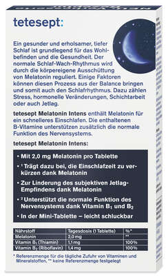 Tetesept Melatonin INTENS 2,0MG 30Stk, A-Nr.: 5899229 - 03