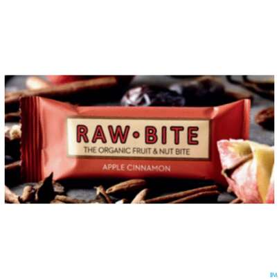Raw Bite Bio Riegel Apple Cinnamon 50g, A-Nr.: 4252655 - 01