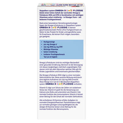 Doppelherz system OMEGA-3 family FLÜSSIG Gehirnfunktion + Immunsystem, A-Nr.: 4246270 - 03