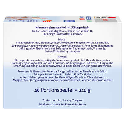 Sie sehen eine Packung Doppelherz system MAGNESIUM + KALIUM CITRAT SPORT, Produktbild: 03 Doppelherz system MAGNESIUM + KALIUM CITRAT SPORT, A-Nr.: 5762507 - 03