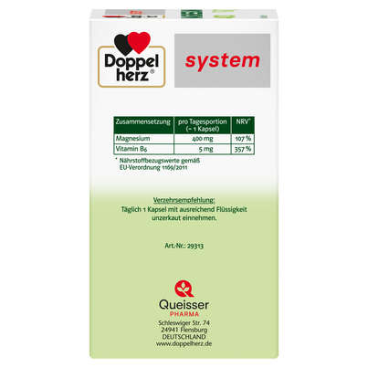 Doppelherz system MAGNESIUM 400 PUR, A-Nr.: 5774143 - 02