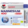 Sie sehen eine Packung Doppelherz system MAGNESIUM 400 LIQUID, Produktbild: 01 Doppelherz system MAGNESIUM 400 LIQUID, A-Nr.: 5698376 - 01