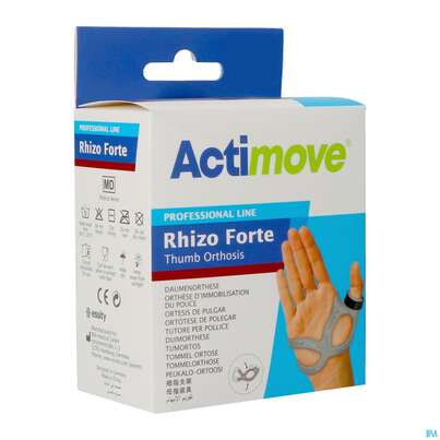 Sie sehen eine Packung Actimove Rhizoforte Daumenorthese Links Gr S 76238 1st, Produktbild: 04 Actimove Rhizoforte Daumenorthese Links Gr S 76238 1st, A-Nr.: 4387622 - 04