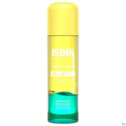 Sie sehen eine Packung Sonnenprodukte Isdin/fotoprotection Hydro Lotion Lsf 50 200ml, Produktbild: 01 Sonnenprodukte Isdin/fotoprotection Hydro Lotion Lsf 50 200ml, A-Nr.: 5570179 - 01
