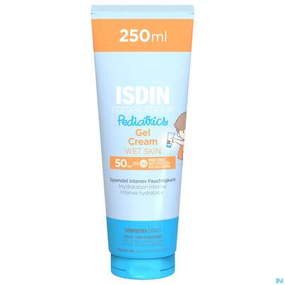 Sie sehen eine Packung Sonnenprodukte Isdin/fotoprotection Pediatrics Gel Cream Lsf 50 250ml, Produktbild: 06 Sonnenprodukte Isdin/fotoprotection Pediatrics Gel Cream Lsf 50 250ml, A-Nr.: 5670691 - 06