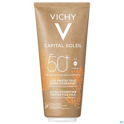 Sie sehen eine Packung Sonnenprodukte Vichy/capital Soleil Feuchtigkeitsmilch Lsf50+ Eco 200ml, Produktbild: 02 Sonnenprodukte Vichy/capital Soleil Feuchtigkeitsmilch Lsf50+ Eco 200ml, A-Nr.: 5360967 - 02