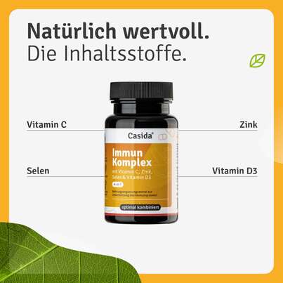 Immun Komplex mit Vitamin C, Zink, Selen und Vitamin D3, A-Nr.: 5820742 - 02