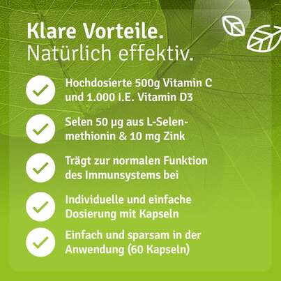 Immun Komplex mit Vitamin C, Zink, Selen und Vitamin D3, A-Nr.: 5820742 - 05