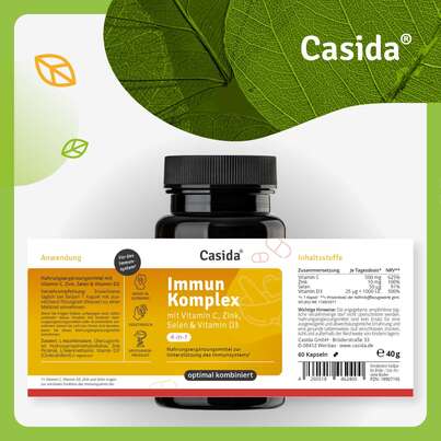 Immun Komplex mit Vitamin C, Zink, Selen und Vitamin D3, A-Nr.: 5820742 - 09