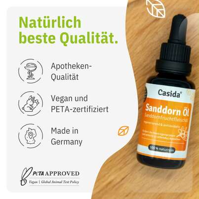 Sanddorn Öl, A-Nr.: 5807701 - 02