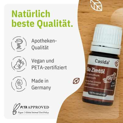 Bio Zimtöl zum Verzehr innerlich, A-Nr.: 5898922 - 09