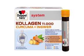 Doppelherz system KOLLAGEN 11.000 CURCUMA + INGWER, A-Nr.: 5677983 - 01