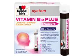Doppelherz system VITAMIN B12 PLUS - LEISTUNG + ENERGIE + KONZENTRATION, A-Nr.: 3998890 - 01
